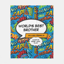 El Mejor Hermano del Mundo Libro de Cómic Azul Div