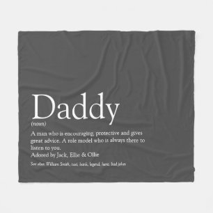 Manta Polar El mejor papá papá papá padre alguna vez definició