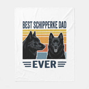 Manta Polar El mejor papá Schipperke de todos los tiempos Dise