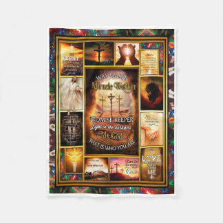 Manta Polar El Milagro De La Manera Trabaja Mi Dios