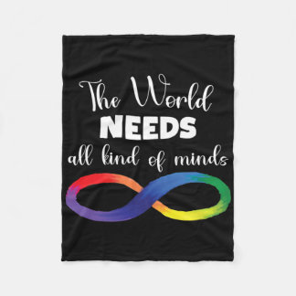 Manta Polar El Mundo Necesita Todo Tipo De Mentes Autismo Neur