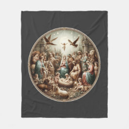 Manta Polar El nacimiento de Jesucristo