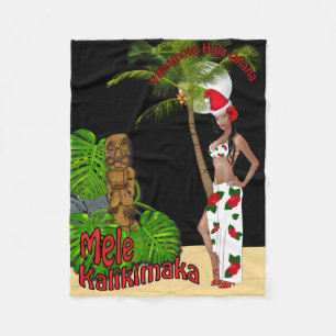 Manta Polar El navidad de Yamamoto Hula Ohana cubre 30" x40 "