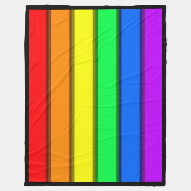 Manta Polar EL ORGULLO GAY RINBOW... Fleece Blanket (Anverso)