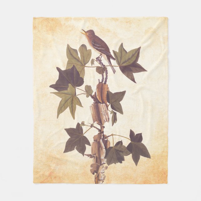 Manta Polar El pájaro del Flycatcher del Sendero Audubon (Anverso)