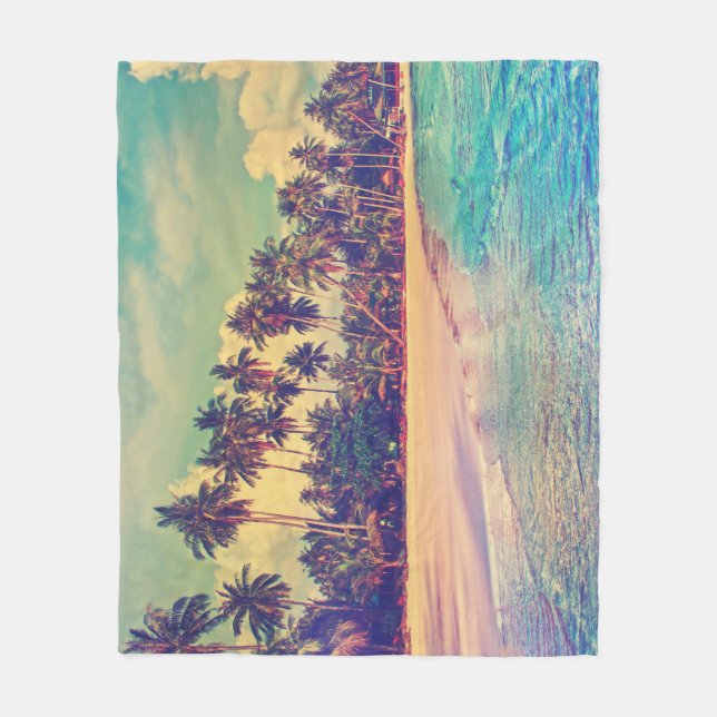 Manta Polar El paraíso tropical: mar, hotel, playa. (Anverso)