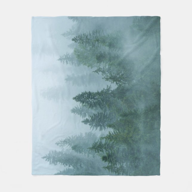 Manta Polar El Parque Nacional de Ceahlau Fría Por La Mañana. (Anverso)