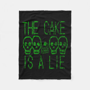 Manta Polar El Pastel Es Un Juego De Vídeo Mentiroso Juego De 