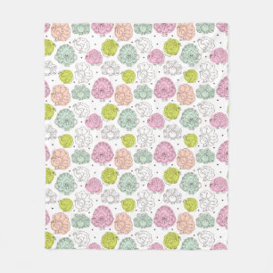 Manta Polar el pavo real embroma el vintage del papel pintado