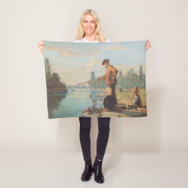 Manta Polar El pescador (pesca al aire libre) (enredo) (río)