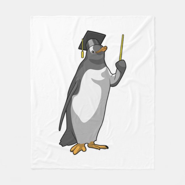 Manta Polar El pingüino como profesor con puntero (Anverso)