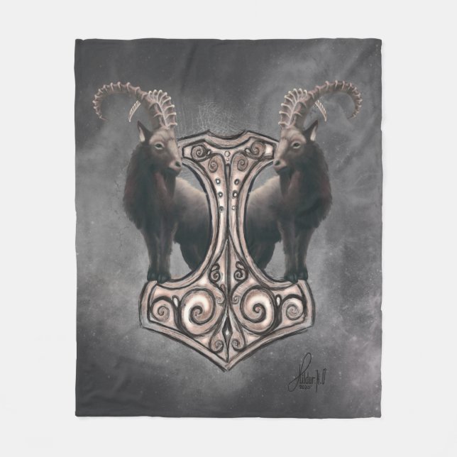 Manta Polar El poder de Thor: Mjölnir y el truculento compañer (Anverso)