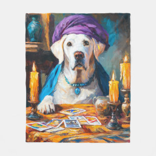 Manta Polar El Pooch Místico Gracioso perro de Fortuneteller