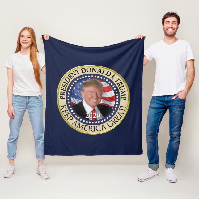 Manta Polar El presidente Donald Trump 2020 hace grande a Esta (In situ)
