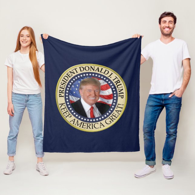Manta Polar El presidente Donald Trump 2020 hace grande a Esta (In situ)