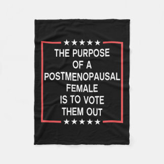 Manta Polar El Propósito De Una Mujer Postmenopáusica Es Votar