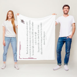 Manta Polar El PSALM 1, no camina al paso con los malvados