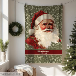 Manta Polar El retro mágico de Santa Claus arrojado a la festi