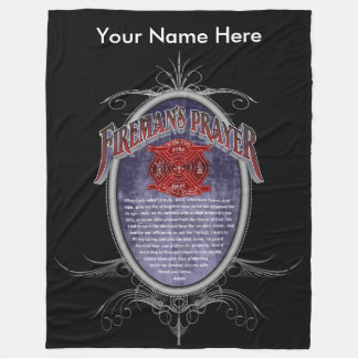 Manta Polar El rezo del bombero personalizado diseño de Umsted