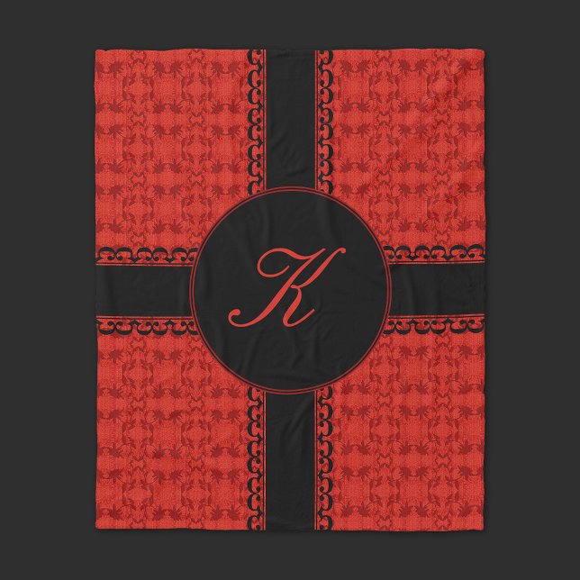 Manta Polar El Rojo Romántico Y El Negro Personalizan (Subido por el creador)