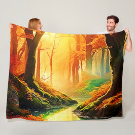 Manta Polar El sabio dorado del otoño