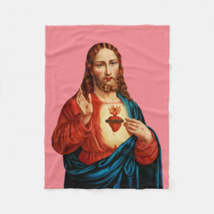 Manta Polar El Sagrado Corazón de Jesús