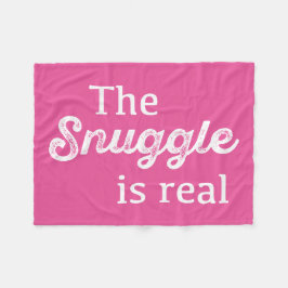 Manta Polar El Snuggle es divertido rosado real
