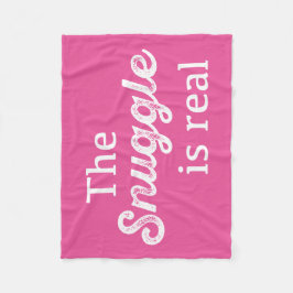 Manta Polar El Snuggle es divertido rosado real