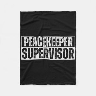Manta Polar El Supervisor De Guay Peacekeeper En Vintage Hilar