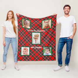 Manta Polar El tartán rojo y verde te gusta