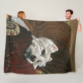 Manta Polar El tiempo de descanso en Sofa