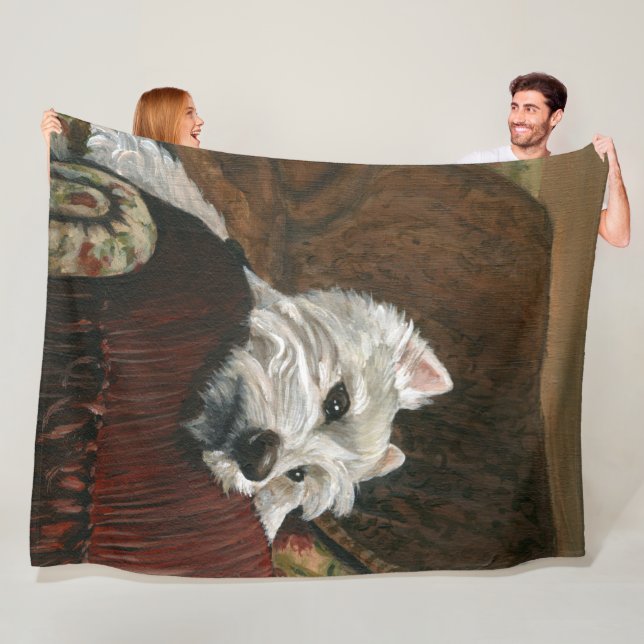 Manta Polar El tiempo de descanso en Sofa (In situ)