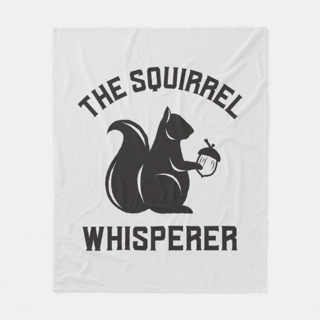 Manta Polar El Whisperer de la ardilla | Squirrel Lover (Anverso)