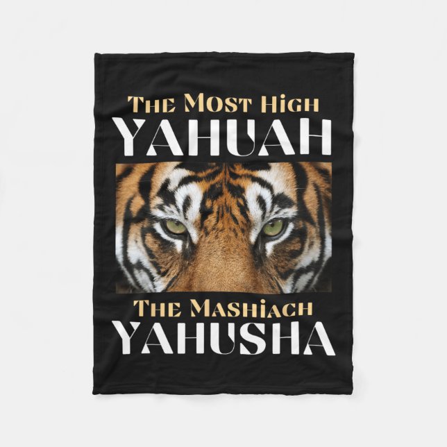 Manta Polar El Yahuah Más Alto Y Los Yahusha Mashiach (Anverso)