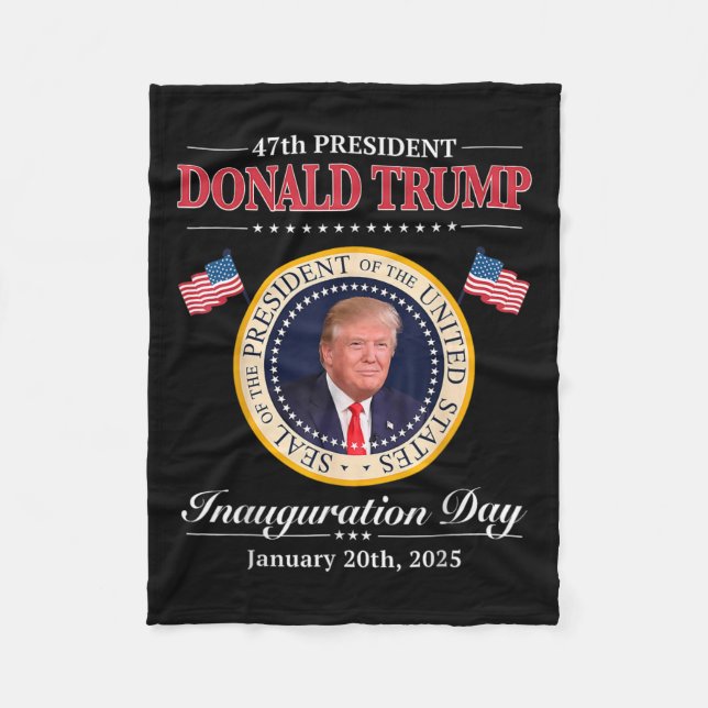 Manta Polar Elección del presidente Donald Trump 47 (Anverso)