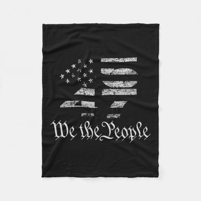 Manta Polar Elección presidencial de Trump con bandera de Esta (Anverso)