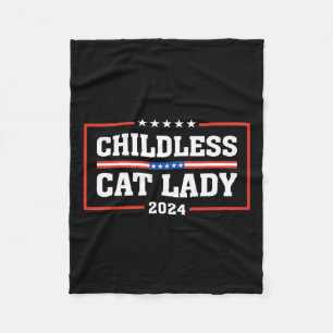 Manta Polar Elecciones 2024 P de la Señora del Gato Sin Niños