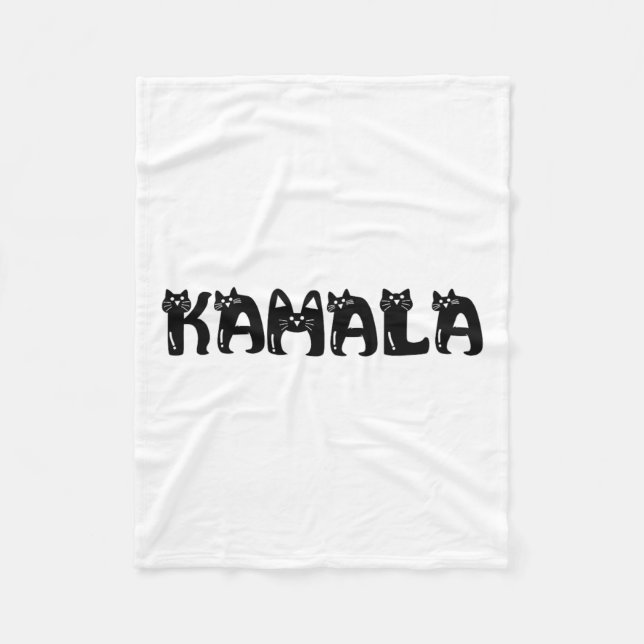 Manta Polar Elecciones de 2024 de Harris Cat Lettering Positiv (Anverso)