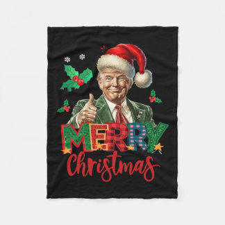Manta Polar Elecciones de Trump 2024 Feliz Navidad Graciosa T