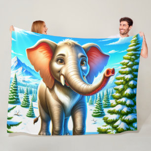 Manta Polar Elefante