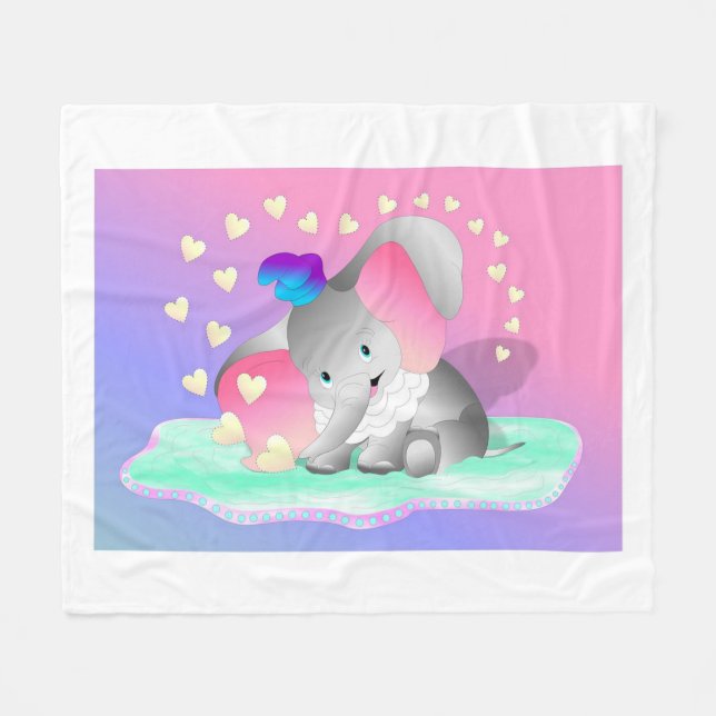 Manta Polar Elefante (Frente (Horizontal))