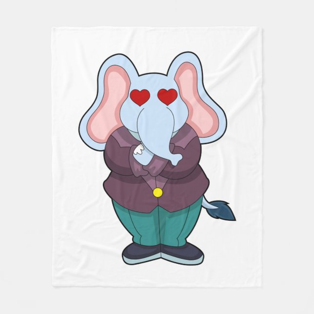 Manta Polar Elefante como novio con traje.PNG (Anverso)