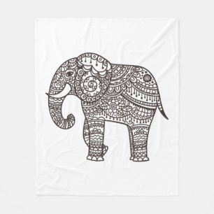 Manta Polar Elefante decorativo del estilo