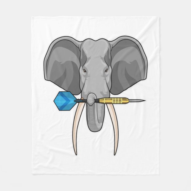 Manta Polar Elefante en Darts con Dart (Anverso)
