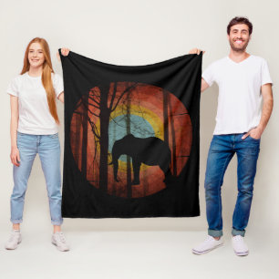 MANTA POLAR ELEFANTE EN EL BOSQUE FORESTAL