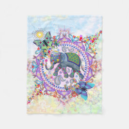Manta Polar Elefante sagrado de la alheña