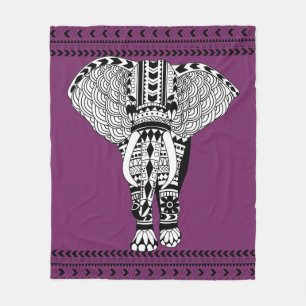 Manta Polar Elefante tribal bohemio de Geo