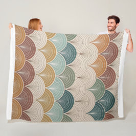 Manta Polar "Elegant Modern Abstract Pattern