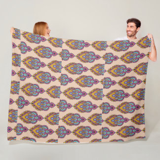 Manta Polar Elegant pattern fleece throw blanket