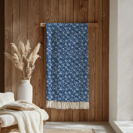 Manta Polar Elegant Throw Blanket Pastel Pink Navy Style